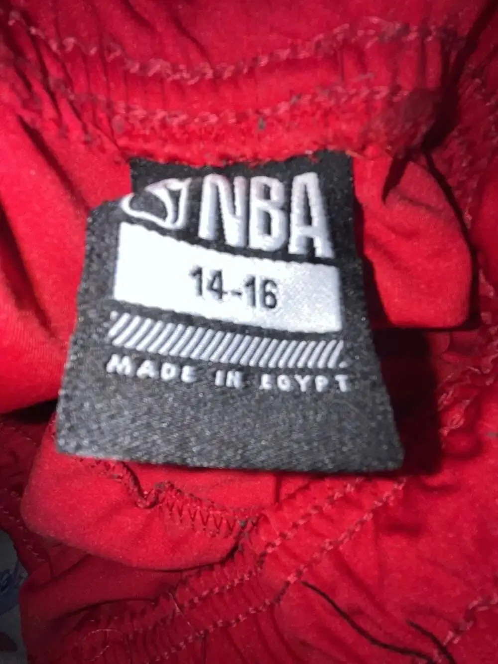 NBA Basketball Shorts Size 14-16 Boys Red Athletic Activewear